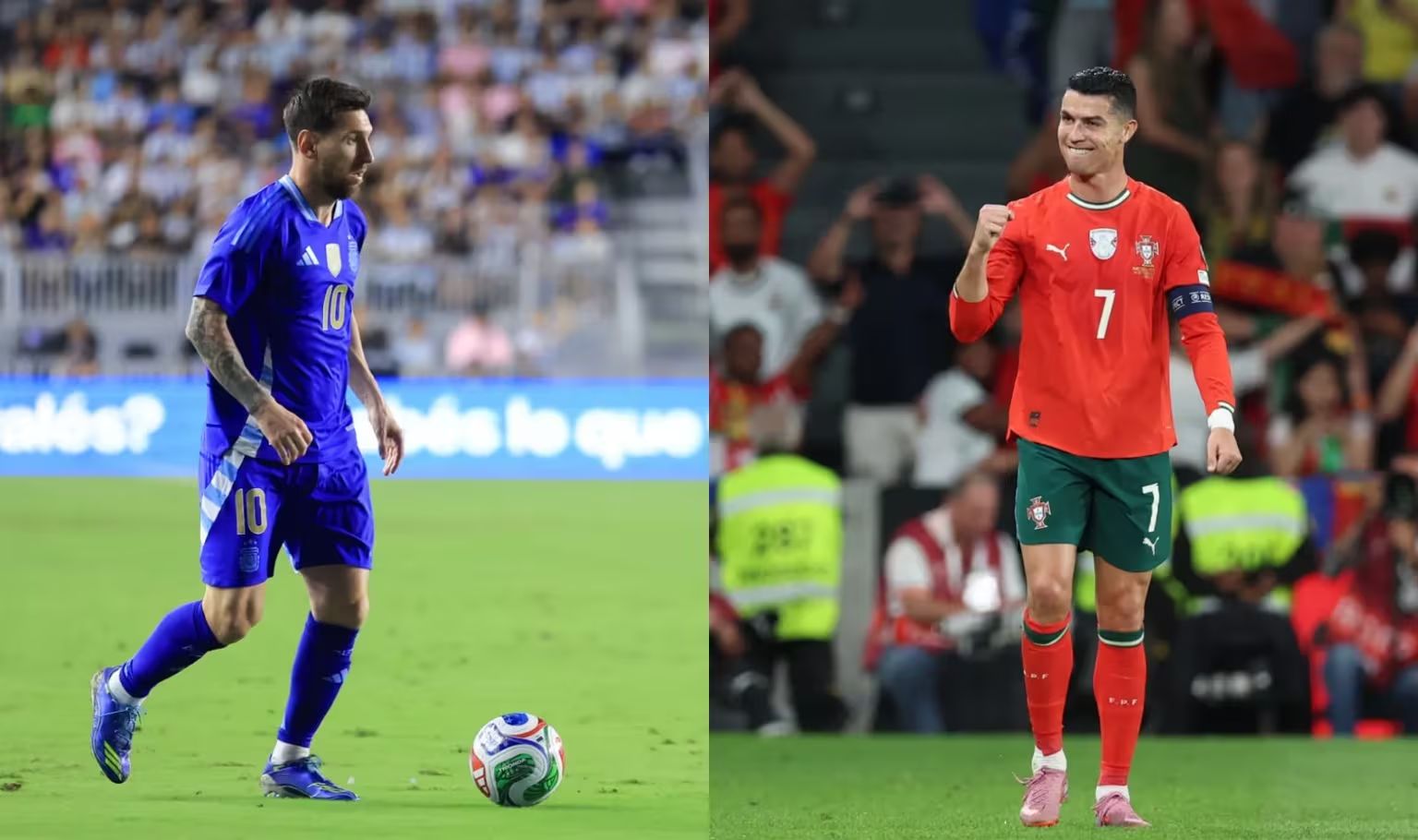 เว็บไซต์ทางการของ FIFA พูดถึงเมสซี่และโรนัลโด้ที่กำลังจะเกษียณ แฟนฟุตบอลทั่วโลกโชคดี